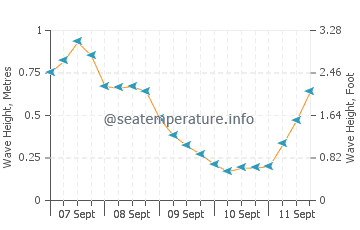 Aheloy wave height and direction