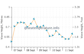 Albarquel wave height and direction
