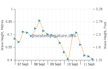 Anamur wave height and direction