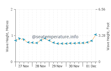 Aoshima wave height and direction