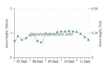 Swansea wave height and direction