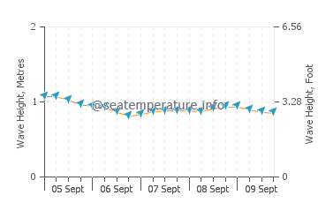 Ayampe wave height and direction