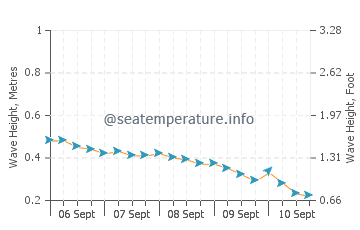 Balibago wave height and direction