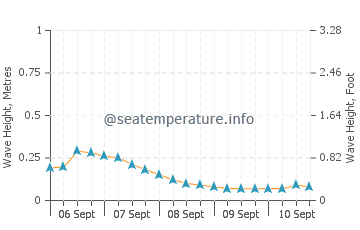 Bantogon wave height and direction