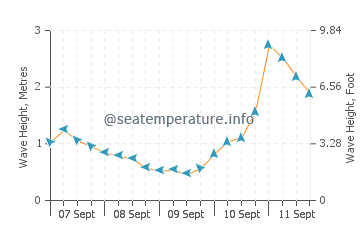 Belmont wave height and direction
