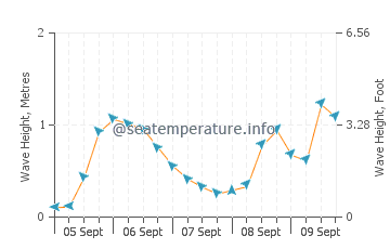 Benajarafe wave height and direction