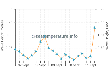 Beresford wave height and direction