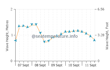 Bicheno wave height and direction