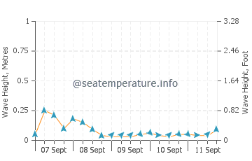 Blaine wave height and direction