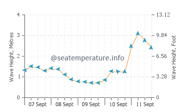 Bonny Hills wave height and direction