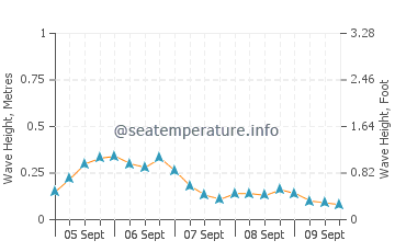 Bucksport wave height and direction