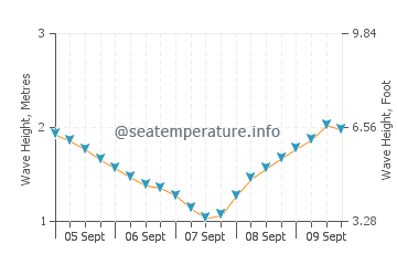 Buenavista Del Norte wave height and direction
