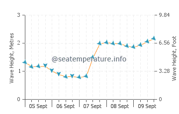 Burela wave height and direction