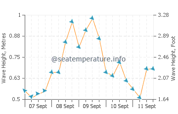Burgau wave height and direction