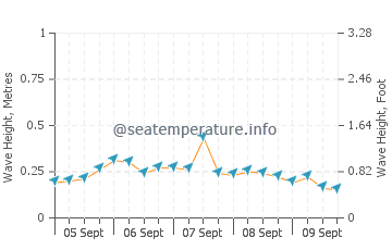 Camyuva wave height and direction