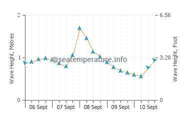 Dartmouth wave height and direction