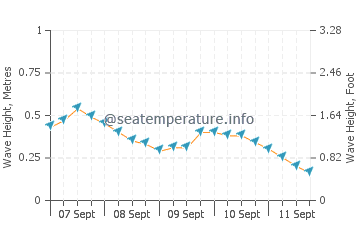 Captiva wave height and direction