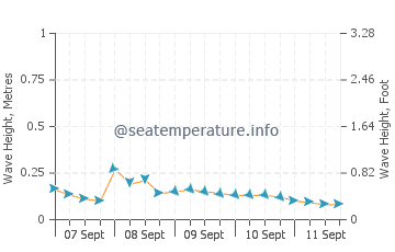 Caracal wave height and direction