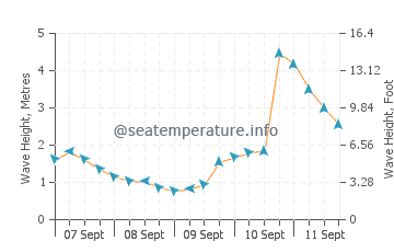 Caringbah wave height and direction