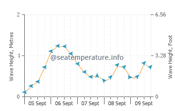 Casares wave height and direction