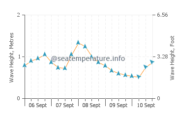 Chester wave height and direction