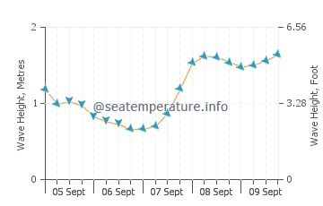 Colunga wave height and direction