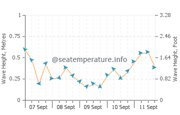 Conwy wave height and direction