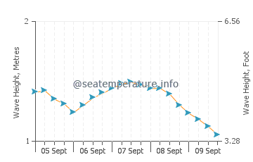 Dahanu wave height and direction