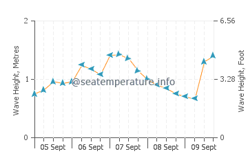 Dalmeny wave height and direction