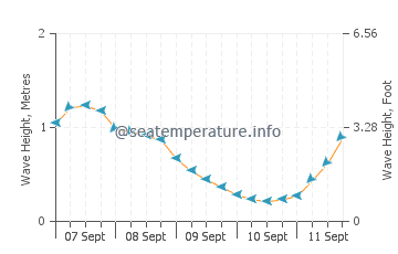 Duni wave height and direction