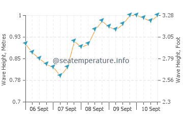 Salinas wave height and direction