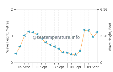 El Gorguel wave height and direction