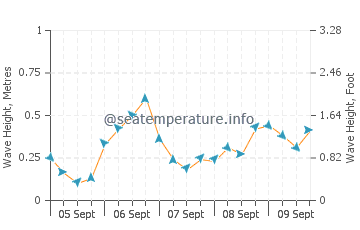 El Portil wave height and direction