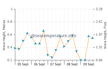 Ellisville wave height and direction