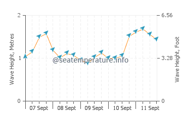 Fairbourne wave height and direction