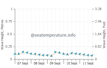 Feather Sound wave height and direction