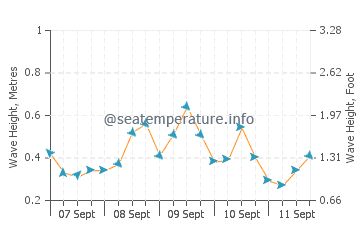 Ferragudo wave height and direction