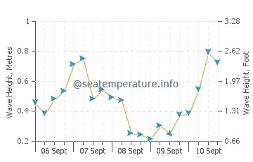 Fukuma wave height and direction
