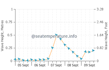 Gibsons wave height and direction