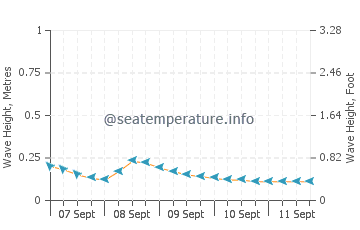 Guijalo wave height and direction