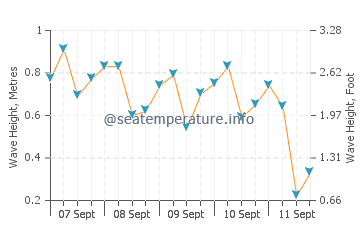 Gulf of Aqaba wave height and direction