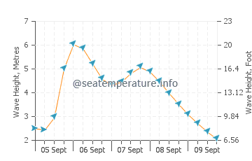 Hamelin Bay wave height and direction