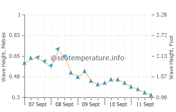 Heda wave height and direction