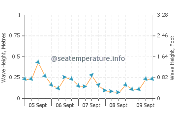 Jizan wave height and direction