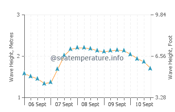 Kamurang wave height and direction