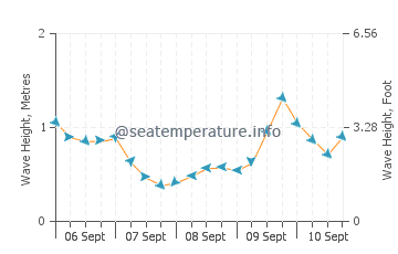 Karikari Peninsula wave height and direction