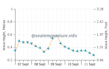 Kesap wave height and direction