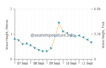 Kodiak wave height and direction