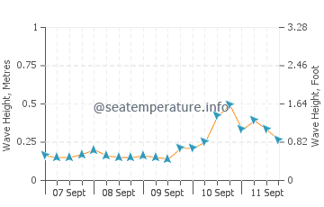 Kunisaki Shi wave height and direction