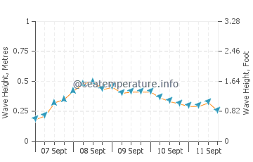 Kupang wave height and direction